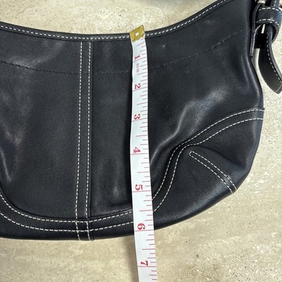Coach Black Leather Y2K Mini Soho Hobo Shoulder Bag Purse #9541 | eBay