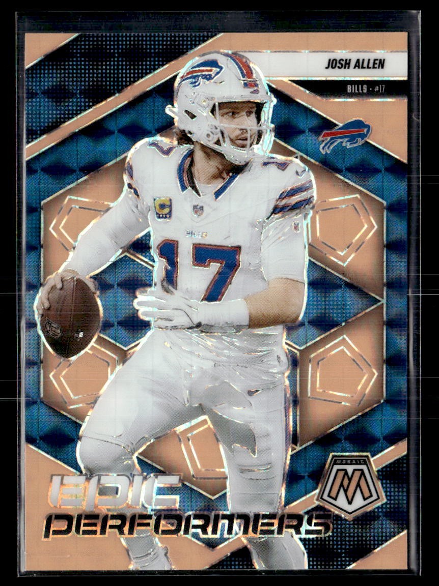 2025 Mosaic #9 Josh Allen Epic Performers Orange Mosaic | eBay