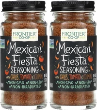(Free Duty Tax) Frontier Co-op Mexican Fiesta Seasoning, 2.12-Ounce Jar, Chi