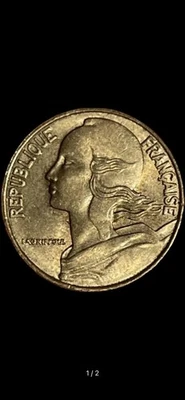Pièce de monnaie 5 centimes Marianne 1994 République Française (SPL- 🐝) - Photo 1/2