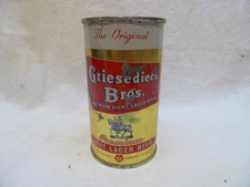 GRIESEDIECK LIGHT LAGER PREMIUM FLAT TOP BEER CAN~GRIESEDIECK BRG, ST LOUIS, MO