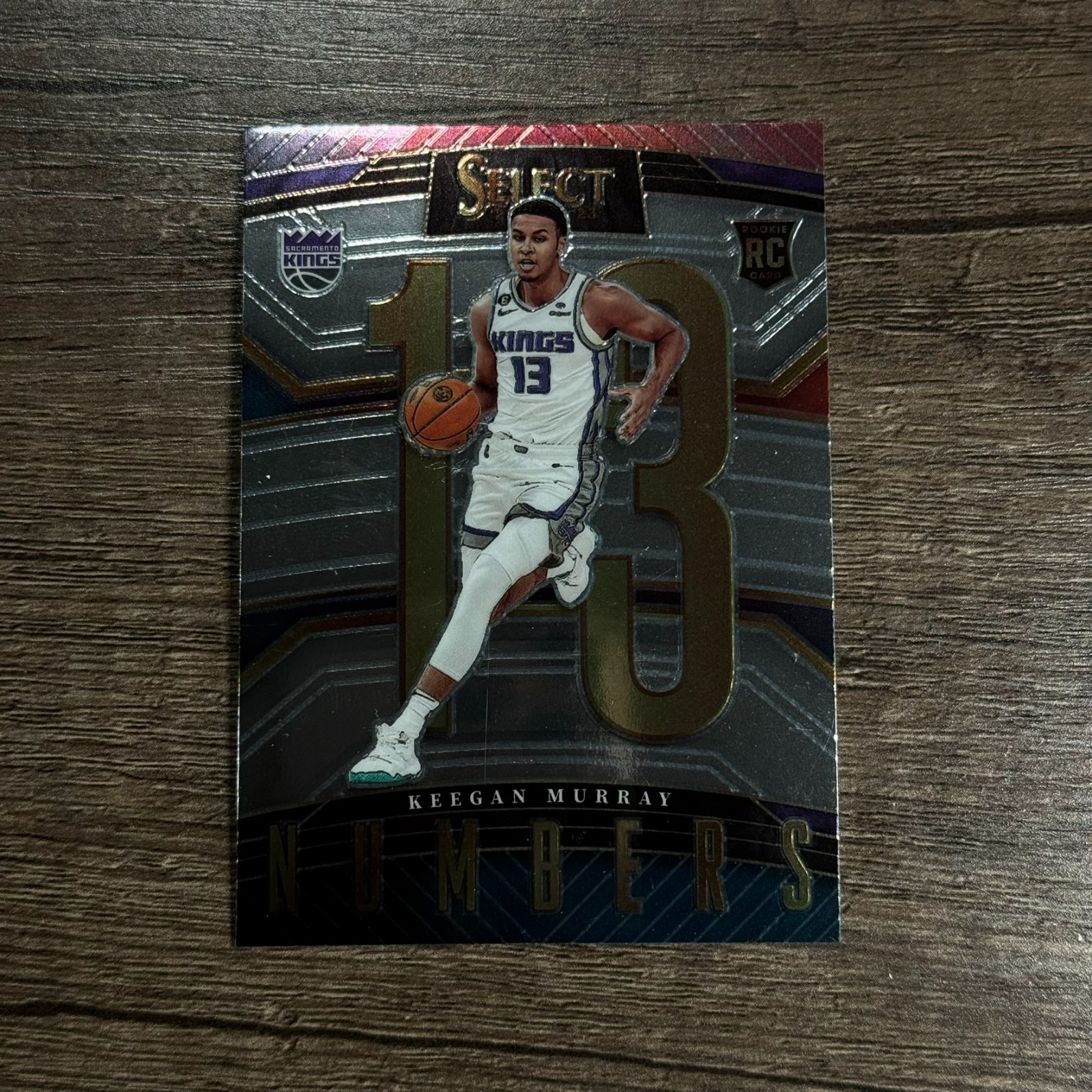 2022-23 Panini Select - Select Numbers Keegan Murray #18 (RC)