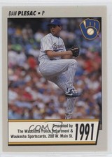 1991 Delicious Brand Milwaukee Brewers Police Waukesha Police Dan Plesac 0au4