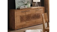 Sideboard 1 Gaja Anrichte Kommode Wildeiche Massivholz Natur GeöLt Mit Hirnholz