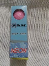 Ram Soft Spin Golf Balls 3 Pack Pink Neon