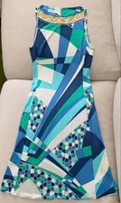 GUC Vintage Emilio Pucci Womens Signature Print Dress : From JAPAN