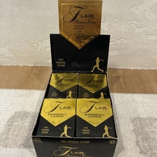 1993 Fleer Flair Premiere Edition Baseball Lot With Packaging - See Description