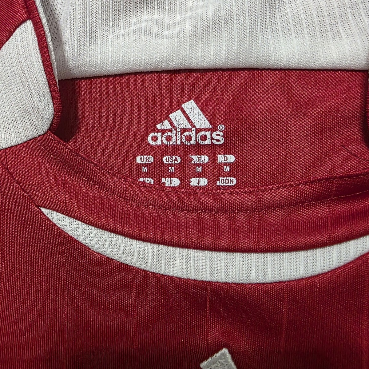 デンマーク代表 2006 アディダス 正規品 ユニフォーム ヴィンテージ 2006 Adidas Denmark Home Soccer Jersey Jon Dahl Tomasson Men M