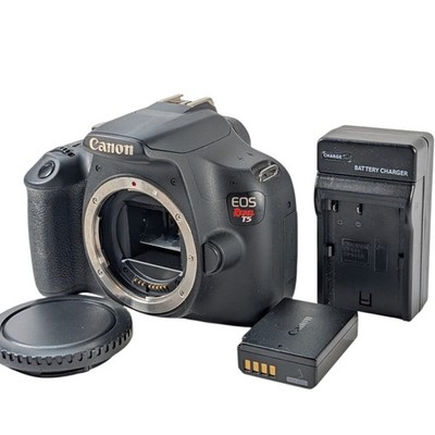 Canon EOS Rebel T5 18MP DSLR Camera Body Battery Charger SC: XXXX Tested