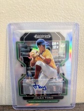 2022 Panini Prizm Draft Picks Jonah Tong Autograph #PDP209 Georgia Premier