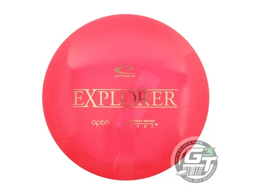 NEW Latitude 64 Opto Explorer 173g Red Gold Foil Distance Driver Golf Disc