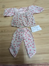 Vtg Barbie Clone Two Piece Pajama Set