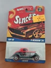 Hot Wheels Since '68 Top 40 #33/40 3-Window '34 in Red/Black - Redline 5 Spokes