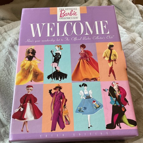 Barbie Collectors Club Welcome Book Third Edition 1998 Mattel English