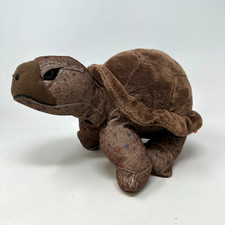 Wild Republic Tortoise Plush Stuffed Animal Brown Turtle Cute Soft Realistic 8"