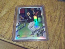 NICK MADRIGAL ROOKIE  REFRACTOR  2021 TOPPS CHROME BASEBALL CARD  #79. rookie card picture