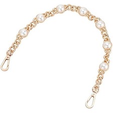WADORN Pearl Purse Replacement Chain, 14.1 Inch Imitation Pearl Bead S