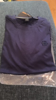 Hugo Boss Herren T-Shirt dunkelblau Neu mit Etikett Größe S