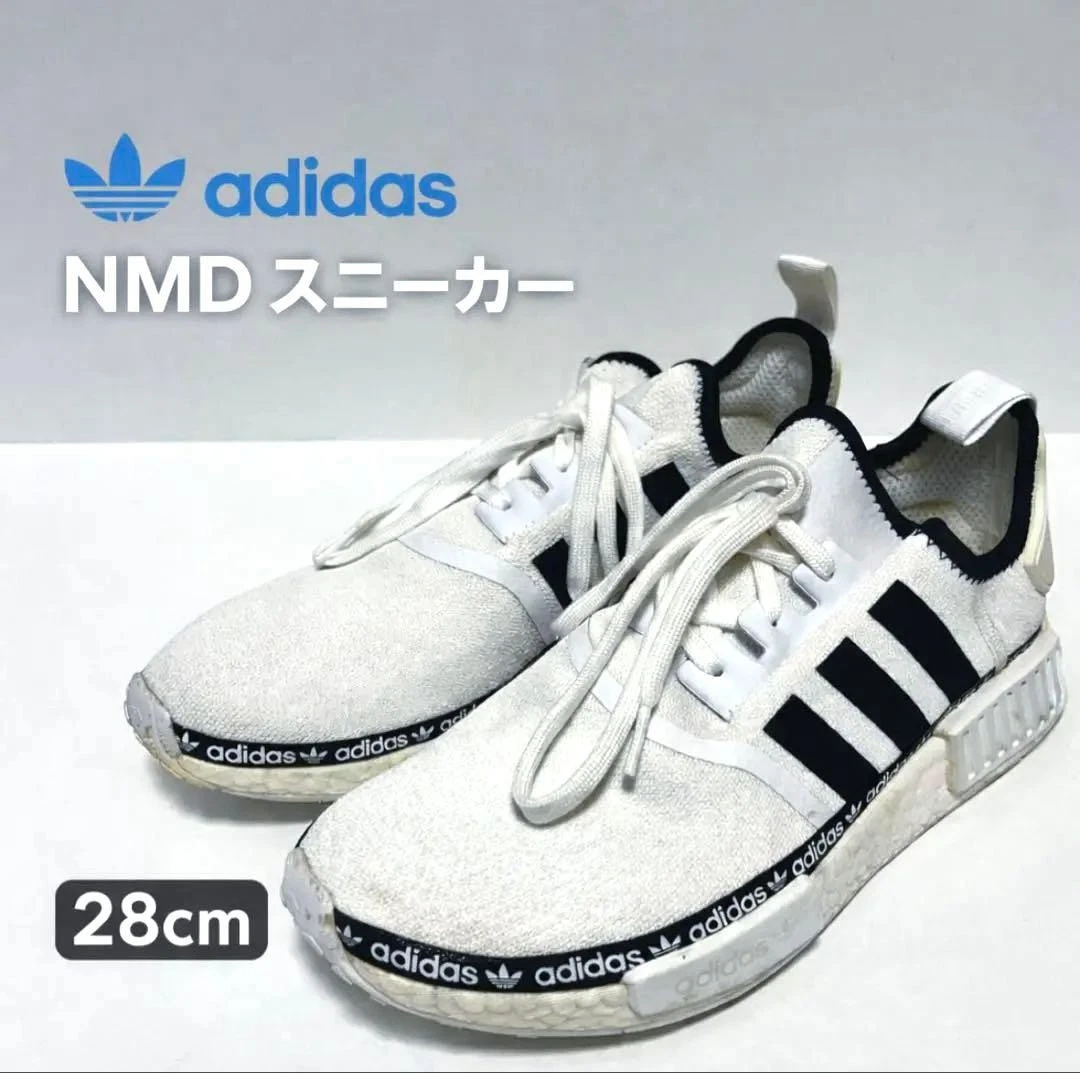 Adidas NMD_R1 Logo Strip - Core Black for sale | eBay