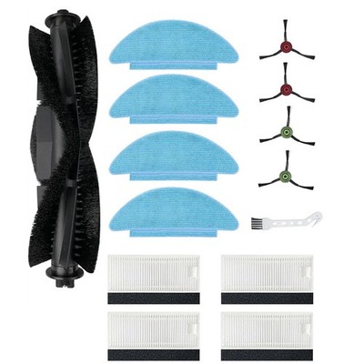 Replace Roller&Brush&Filter&Mop Pad Kits For Tikom Lubluelu Laresar Robot Vacuum