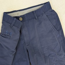 Under Armour Match Play Golf Pants Mens 36x32 Grip Waist Performance Blue Golf