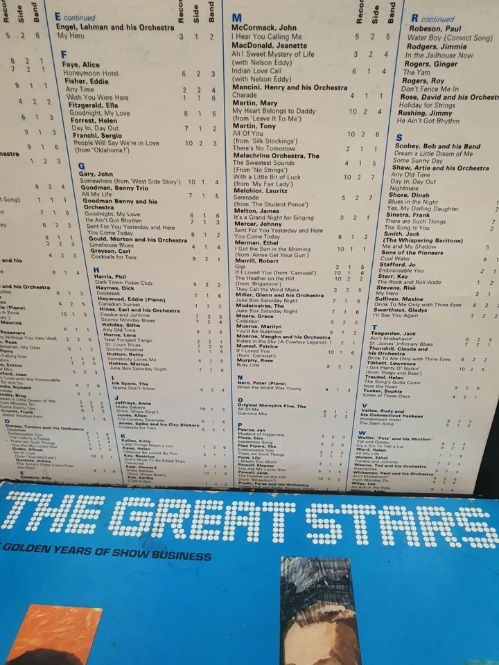 THE GREAT STARS ( Golden Years Of Show Business) 10 x RCA Vinyl LP BOX SET - Image 3 of 4