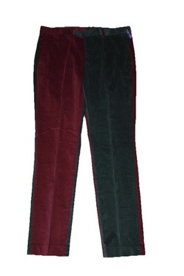 Bonobos Pants Mens 35X32 ColorBlock Two Tone Straight Chinos Cotton Felt-Like