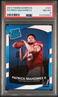 2017 Panini Donruss #327 Patrick Mahomes II RC Rated Rookie PSA 8 NM MT Chiefs