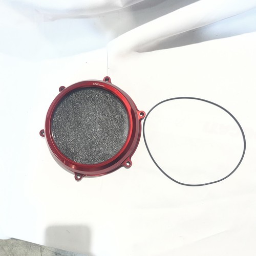 CLEAR OIL BATH CLUTCH COVER CNC RACING FOR DUCATI PANIGALE V4 / S 2018-2024