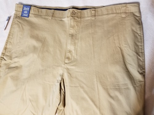 $59 NEW NWT R&Y MEN'S KHAKI DRESS PANTS BIG & TALL SIZE 44 48 50 29 30 32 - Picture 14 of 16