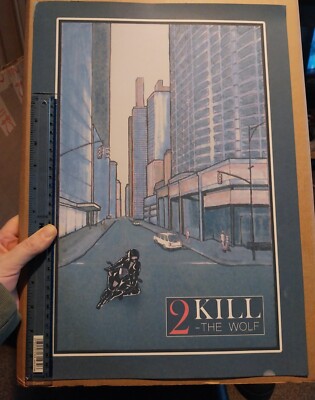 2Kill: The Wolf Comic Poster 16,5'' x 11,5'' Thomas Ellis Simon Sez Kunstwerk