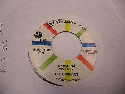 Cognac's Charlena/Heaven Only Knows 45 RPM Roulette Records VG doo wop