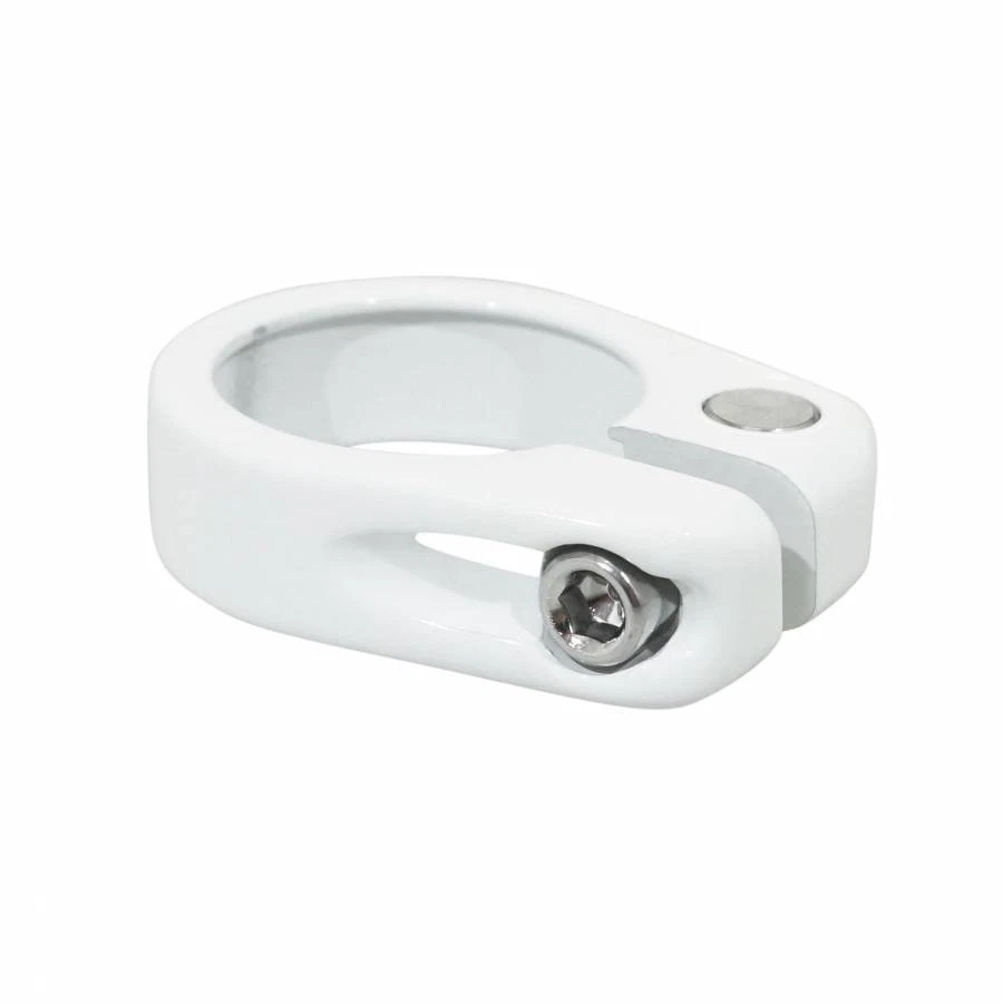 Tige De Selle MAC MAHONE LOCH Alu 31.6 X 350mm – Neuve, Coloris Blanc