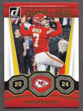 Harrison Butker 2024 Donruss Football #8 Champ Is Here Kansas City Chiefs