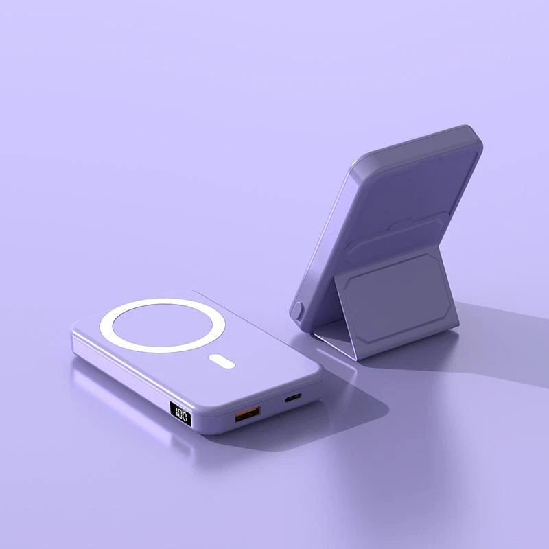 10000mAh Portable Power Bank with 15W Fast Charging, 1-USB Output, Multicolor Plastic Design for Mobile Phones and Devices