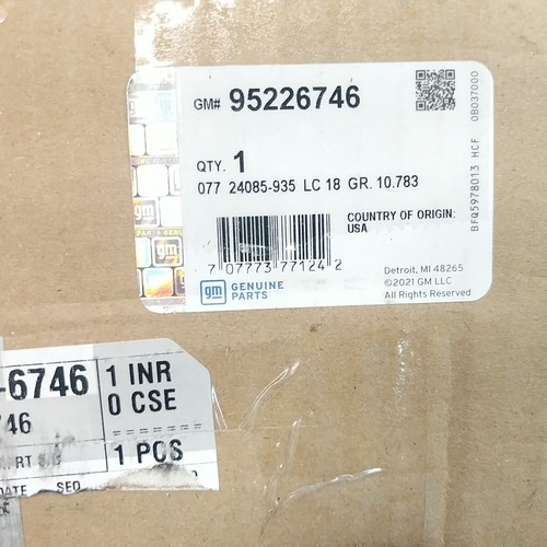 GM 95226746 2011-2012 Chevrolet Cruze Front RH Power Window Regulator w Motor OE - Picture 9 of 12