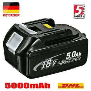18V 5AH Für Makita Original Ersatzakku BL1850 B LXT Liion BL1860