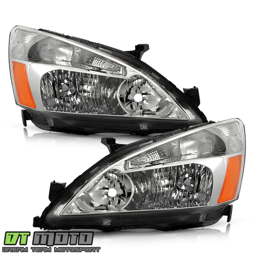 Faros faros izquierda+derecha para Honda Accord 2003-2007 sedán cupé 2/4 puertas Foto 2 de 4