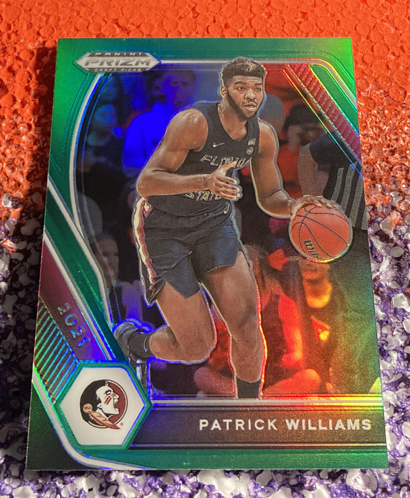 2021 Panini Prizm Draft Picks PATRICK WILLIAMS Green Prizm SP #47
