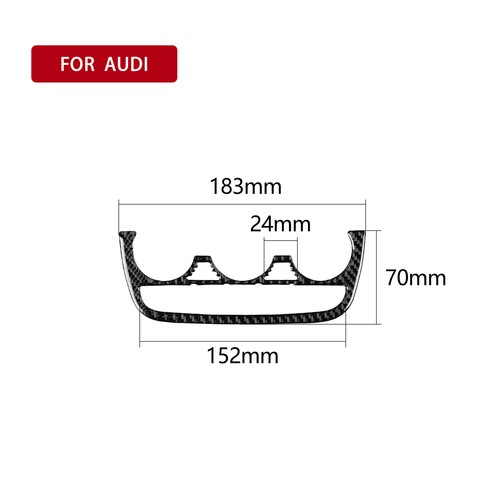 Carbon Fiber Air Condition Button Trm Fit For Audi TT 8N 8J MK123 TTRS 2008-2014 - Picture 7 of 9