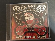 Brian Setzer The Nashvillains Red Hot and Live Brand New CD