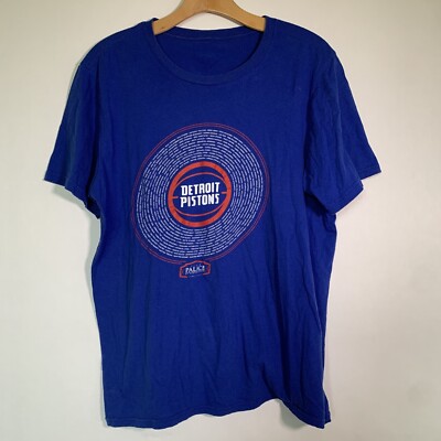 Detroit Pistons The Palace Of Auburn Hills 1988 2017 T Shirt Sz L