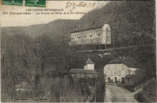 Old postcard Vic-sur-Cere Les Sources et l'Hotel de la Cie d'Orleans FRANCE (1055624)