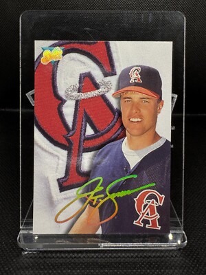 J.T. Snow California Angels #58 Leaf Studio 1993 Baseball