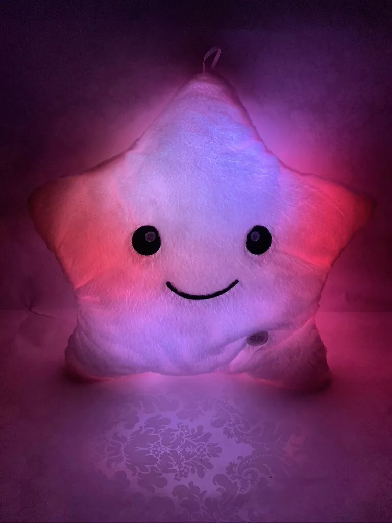 Luminous star on sale pillow