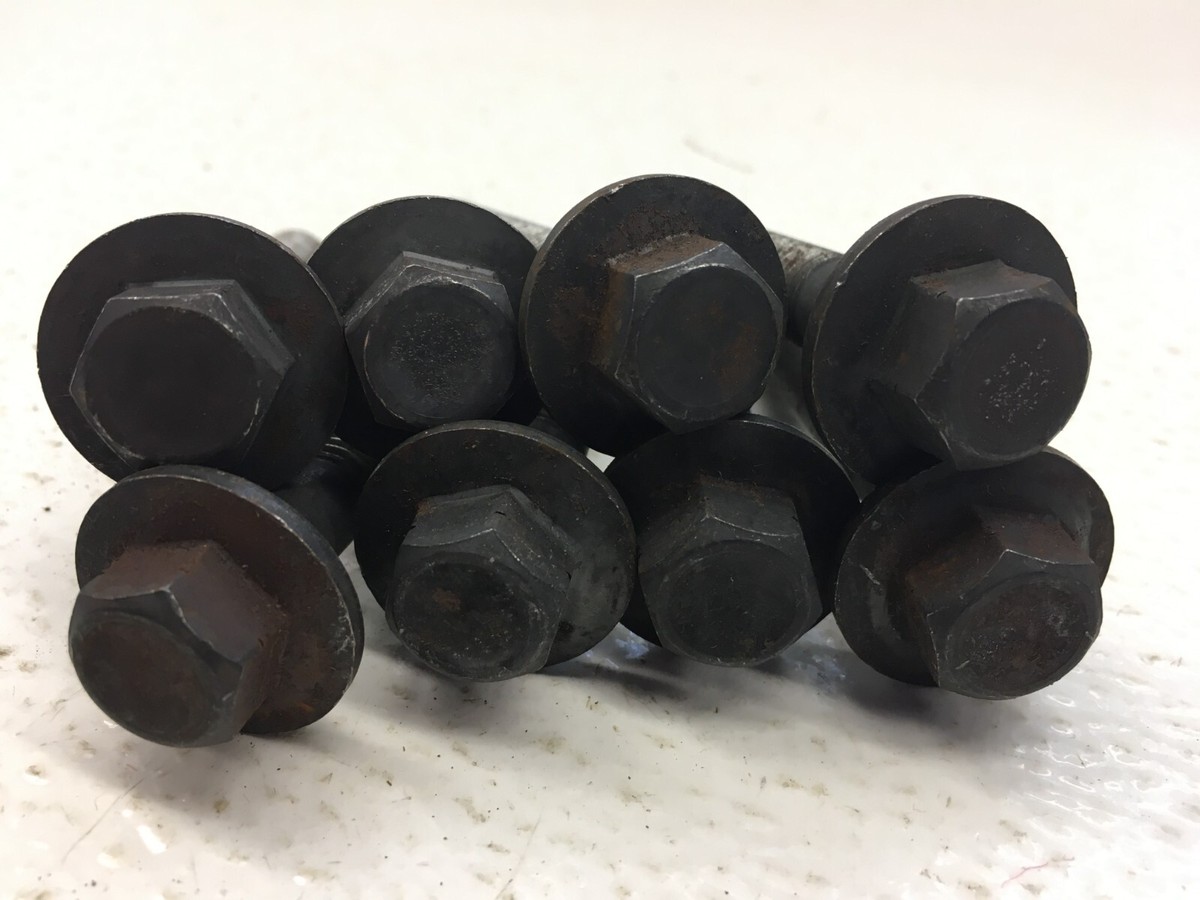 Ford OEM Cylinder Head Bolt Set of 8 NOS E9dz-6065-c Short Ford OEM Cylinder Head Bolt Set of 8 NOS E9dz-6065-c Short