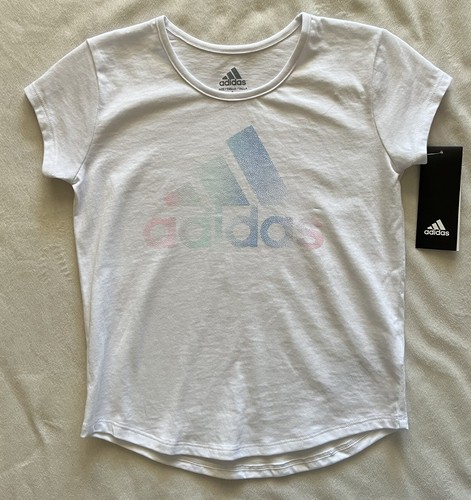 ADIDAS Little Girl's Shirt and Shorts Outfit, 2-piece set - Picture 2 of 7