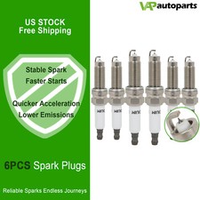 6x Iridium & Platinum Spark Plugs For 2011-2014 Porsche Cayenne V6 3.6L