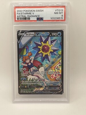 Pokemon Starmie V PSA 8 NM-Mint TG13/TG30 Astral Radiance