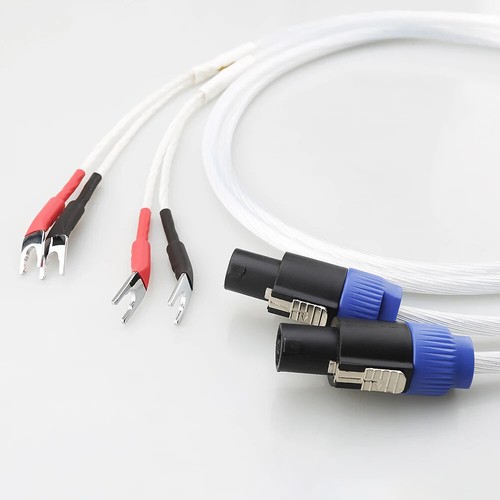 Speakon to 3x Spade /Banana Sub Subwoofer Speaker Cable for REL/MJ